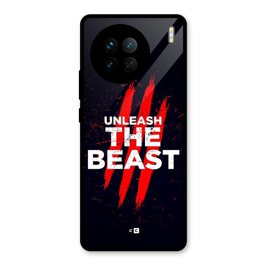 Unleash The Beast Glass Back Case for Vivo X90