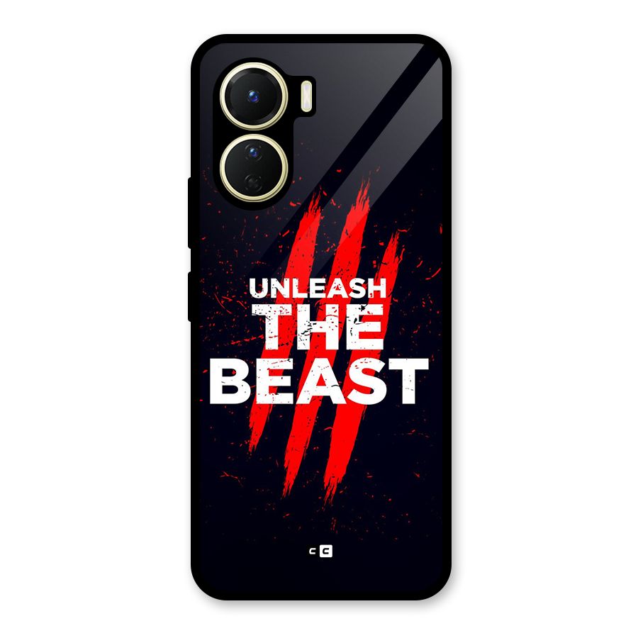 Unleash The Beast Glass Back Case for Vivo Y16