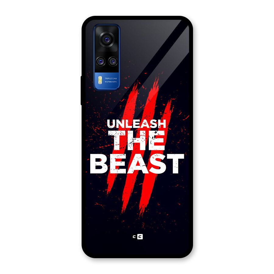 Unleash The Beast Glass Back Case for Vivo Y31