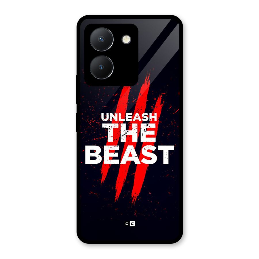 Unleash The Beast Glass Back Case for Vivo Y36