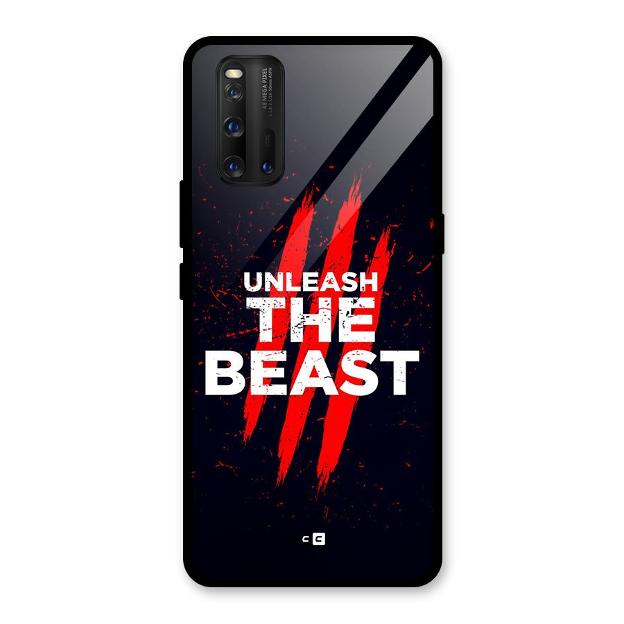 Unleash The Beast Glass Back Case for Vivo iQOO 3
