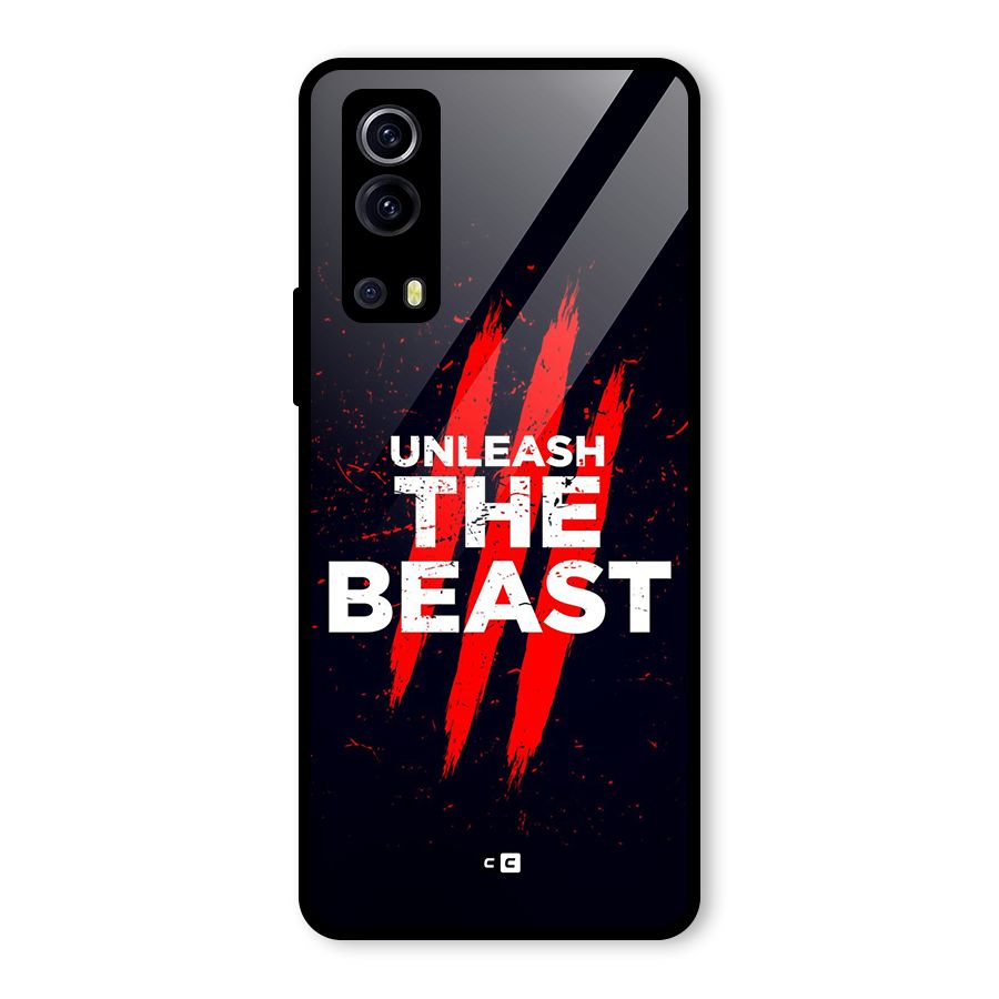 Unleash The Beast Glass Back Case for Vivo iQOO Z3