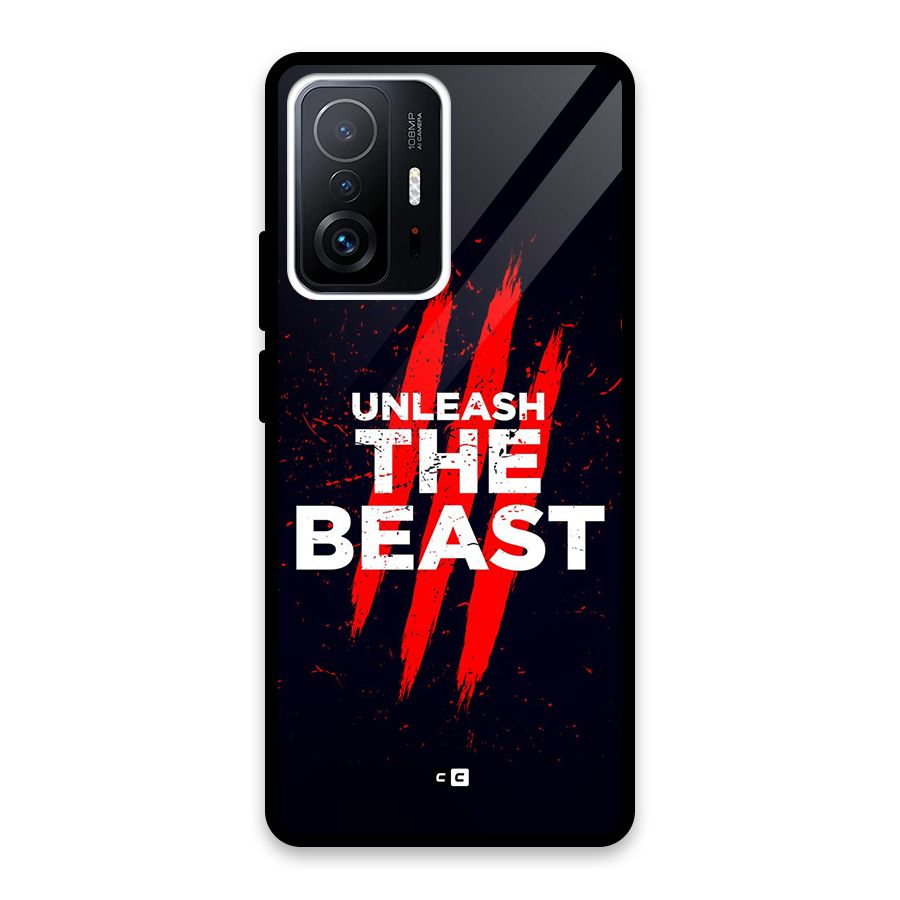 Unleash The Beast Glass Back Case for Xiaomi 11T Pro
