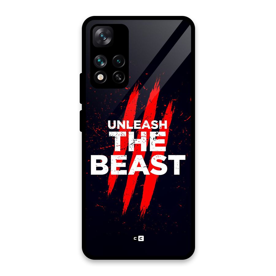 Unleash The Beast Glass Back Case for Xiaomi 11i HyperCharge 5G