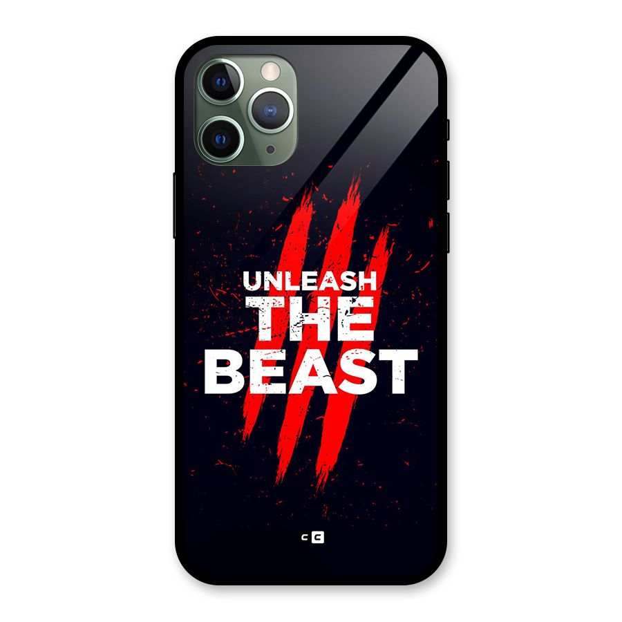 Unleash The Beast Glass Back Case for iPhone 11 Pro
