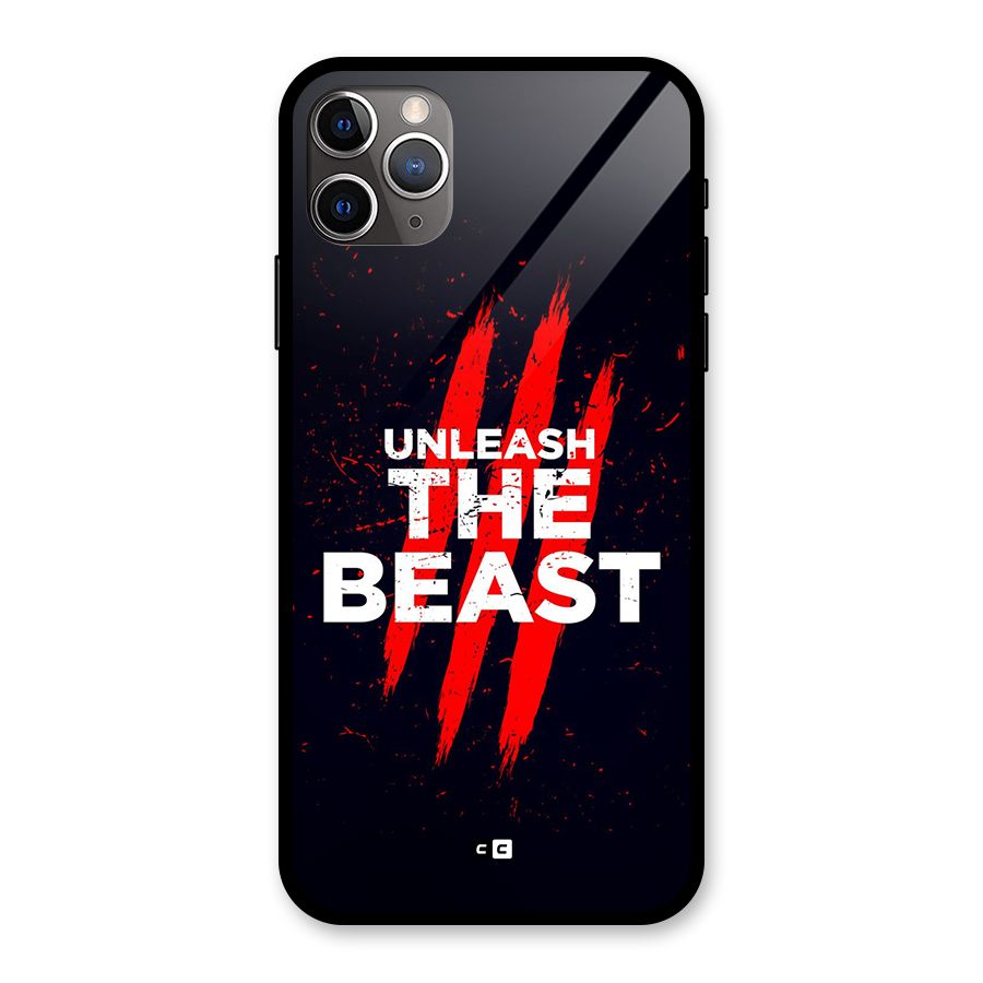 Unleash The Beast Glass Back Case for iPhone 11 Pro Max