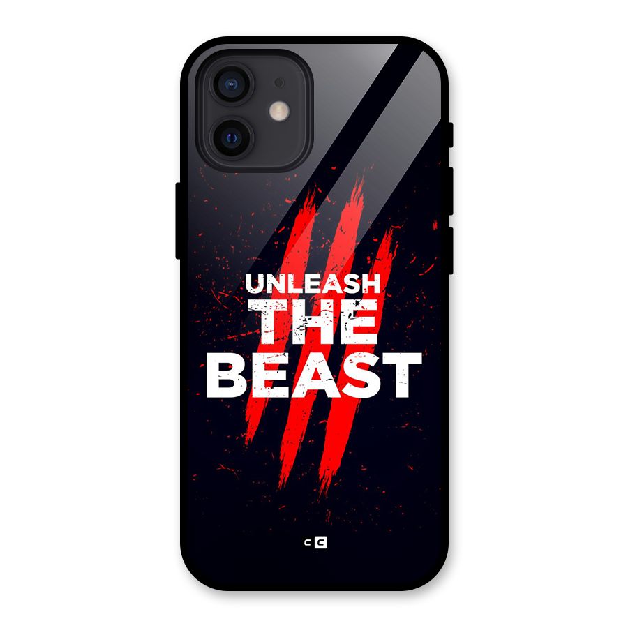 Unleash The Beast Glass Back Case for iPhone 12
