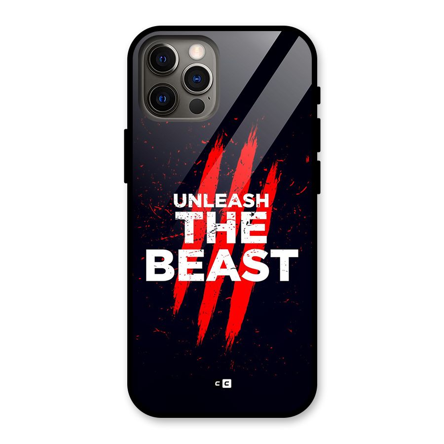 Unleash The Beast Glass Back Case for iPhone 12 Pro