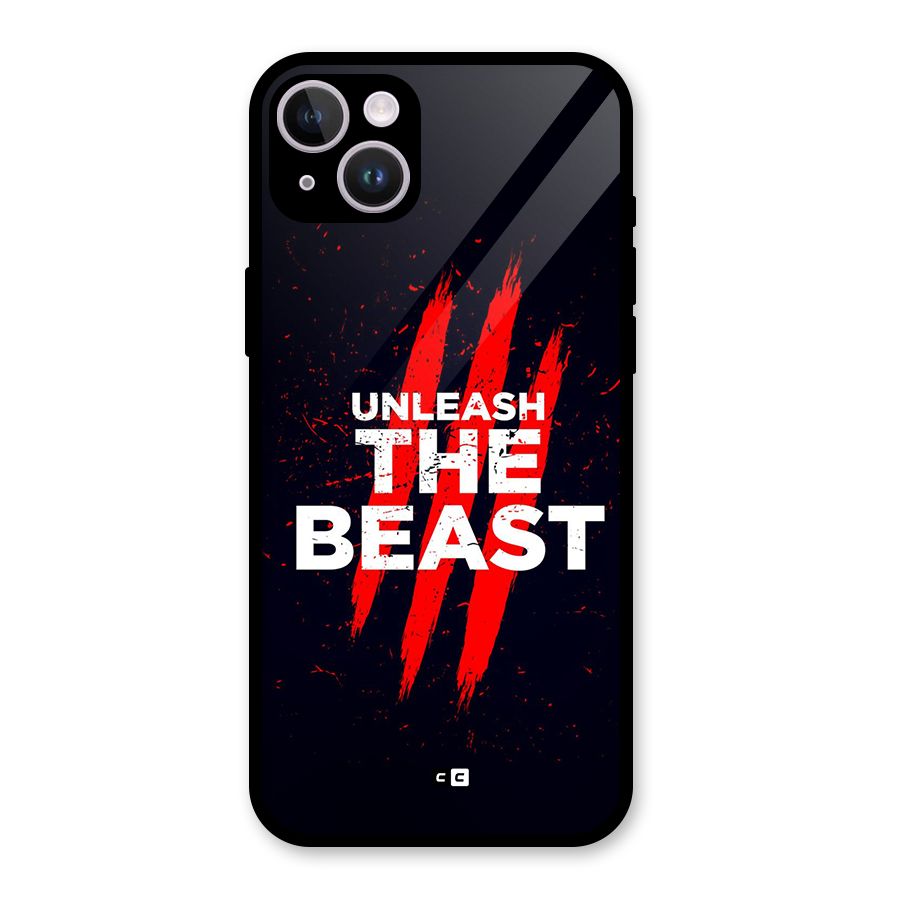 Unleash The Beast Glass Back Case for iPhone 14 Plus