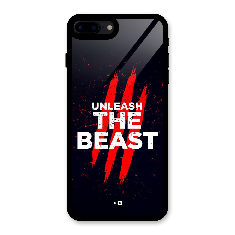 Unleash The Beast Glass Back Case for iPhone 7 Plus