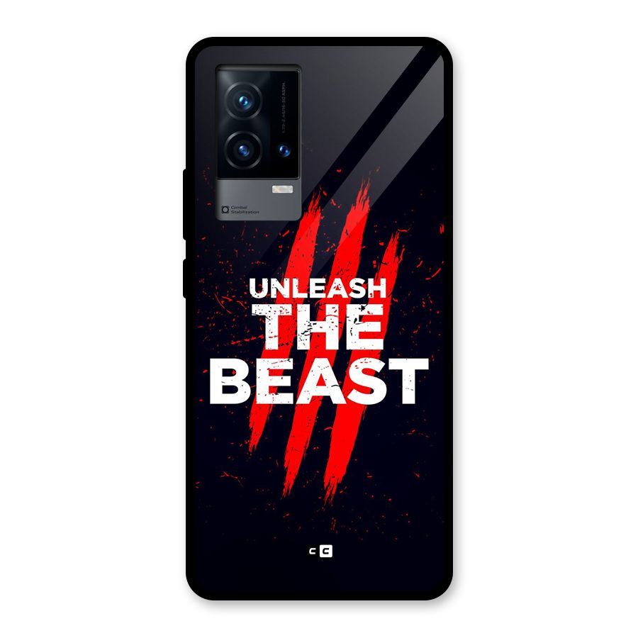 Unleash The Beast Glass Back Case for iQOO 9 5G