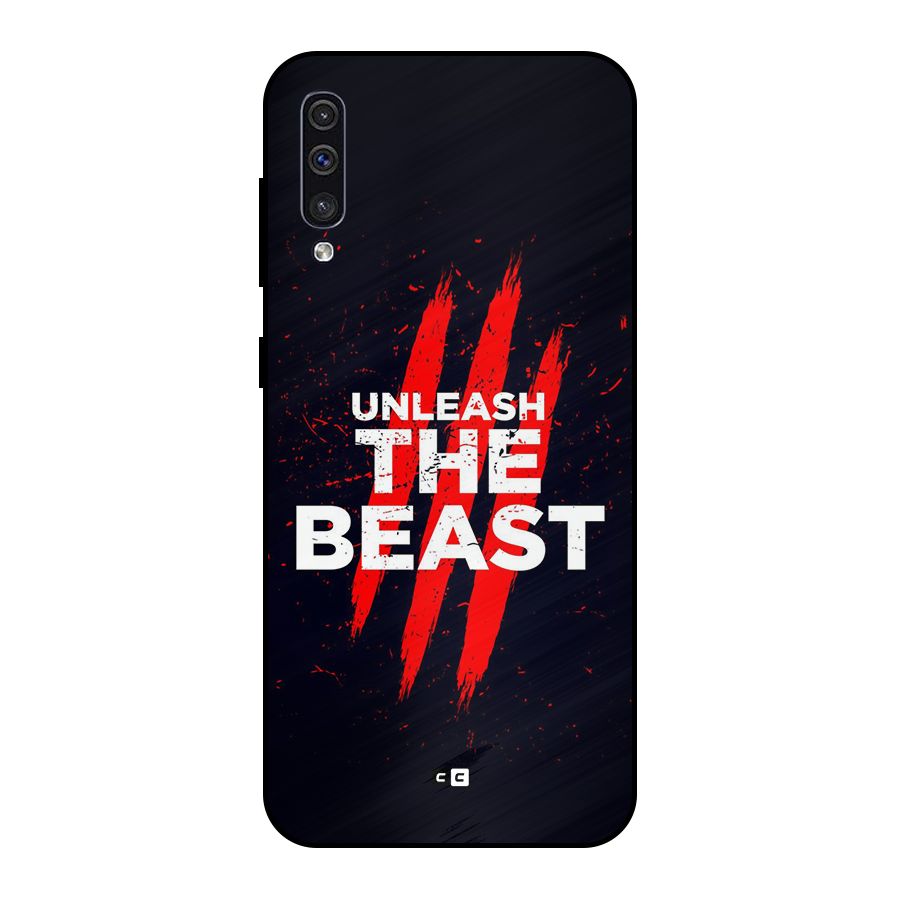Unleash The Beast Metal Back Case for Galaxy A50