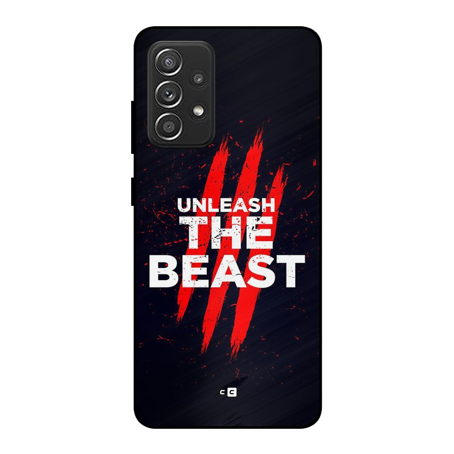 Unleash The Beast Metal Back Case for Galaxy A52