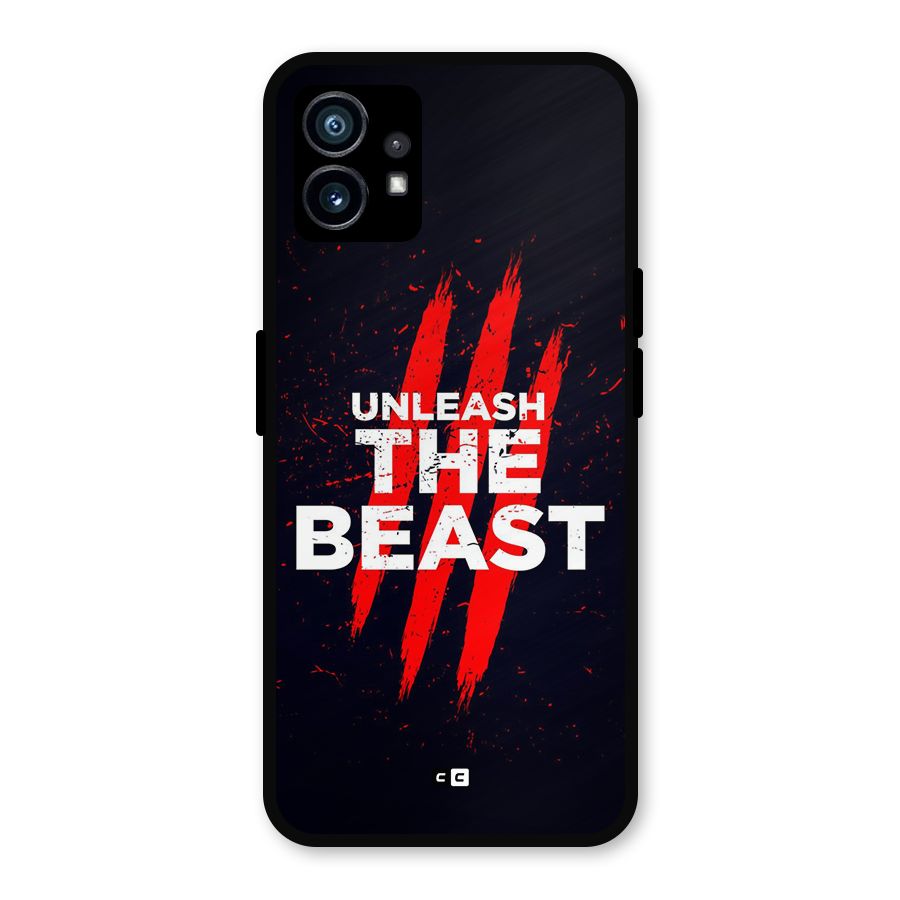 Unleash The Beast Metal Back Case for Nothing Phone 1