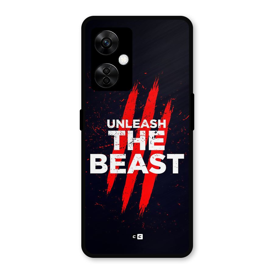 Unleash The Beast Metal Back Case for OnePlus Nord CE 3 Lite