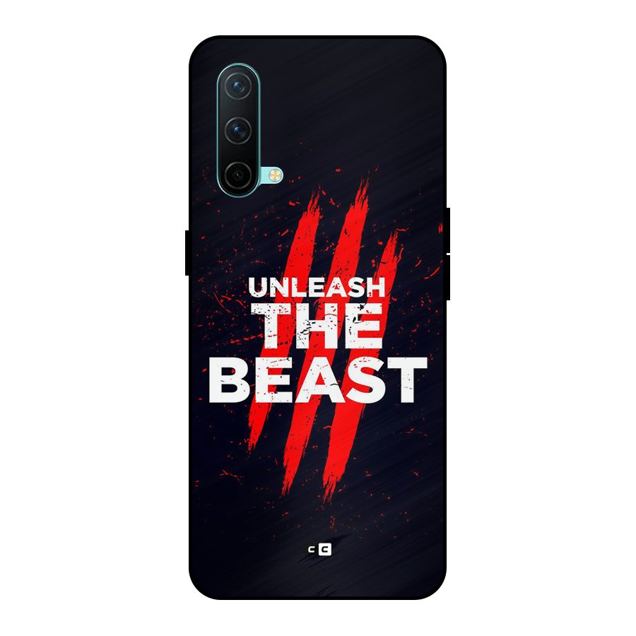Unleash The Beast Metal Back Case for OnePlus Nord CE 5G