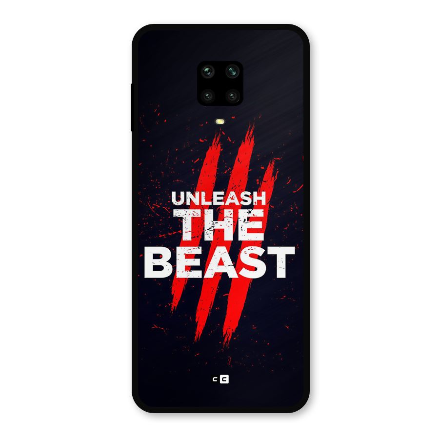 Unleash The Beast Metal Back Case for Poco M2