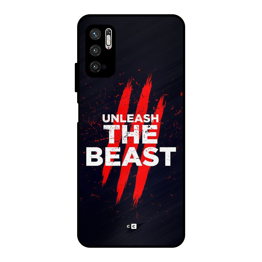 Unleash The Beast Metal Back Case for Poco M3 Pro 5G