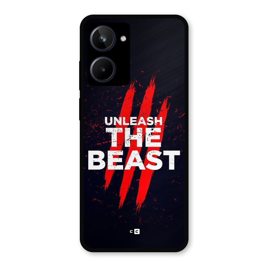 Unleash The Beast Metal Back Case for Realme 10