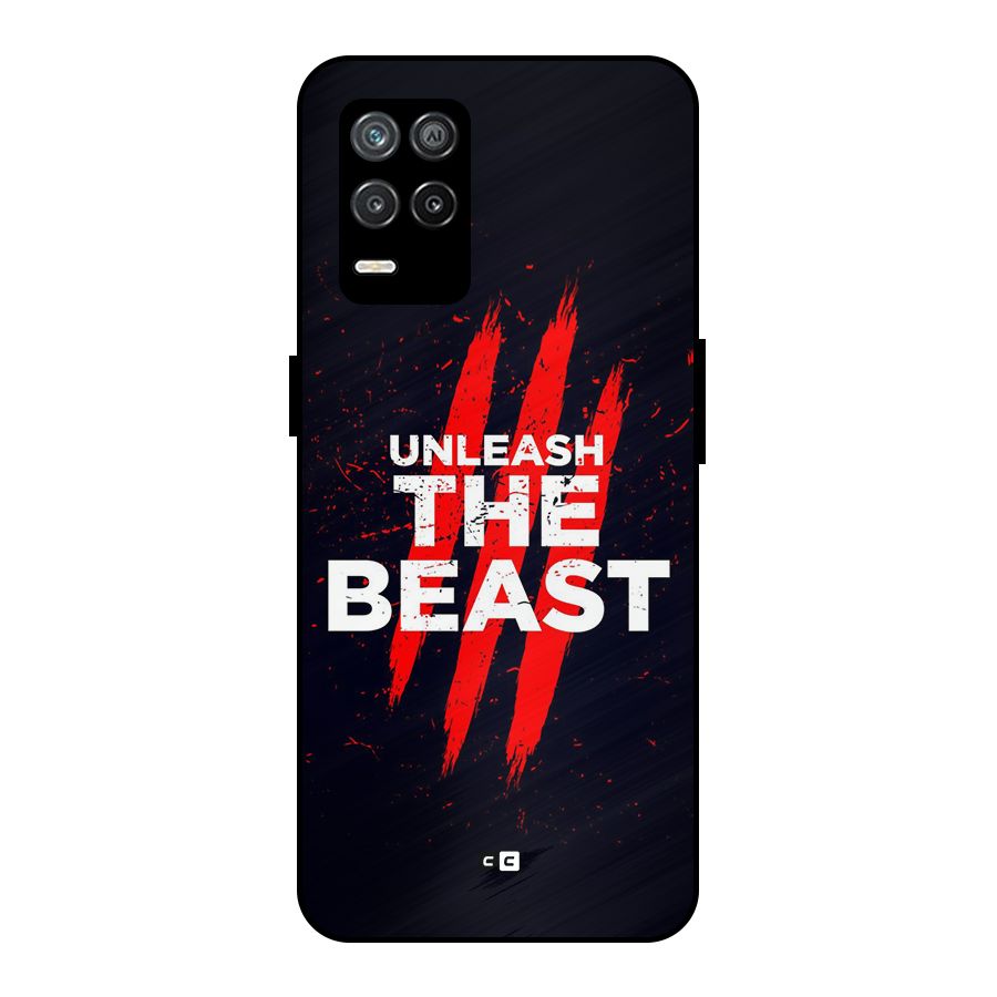 Unleash The Beast Metal Back Case for Realme 8 5G