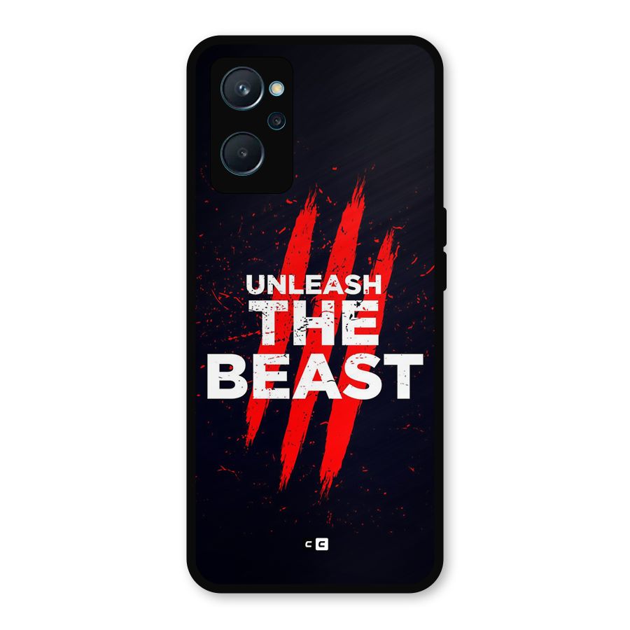 Unleash The Beast Metal Back Case for Realme 9i