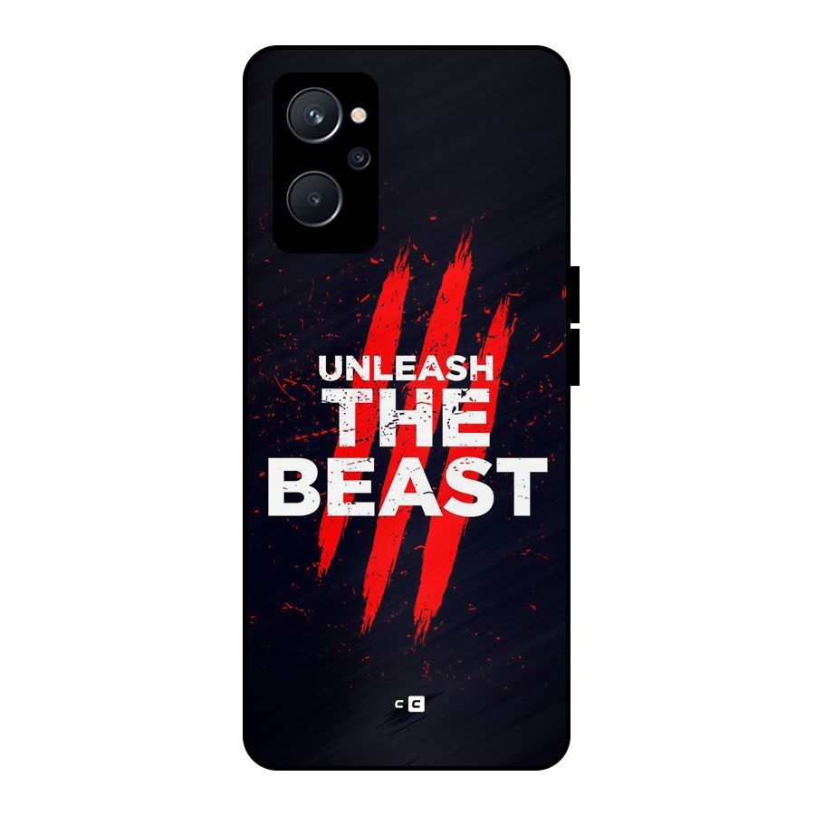 Unleash The Beast Metal Back Case for Realme 9i 5G
