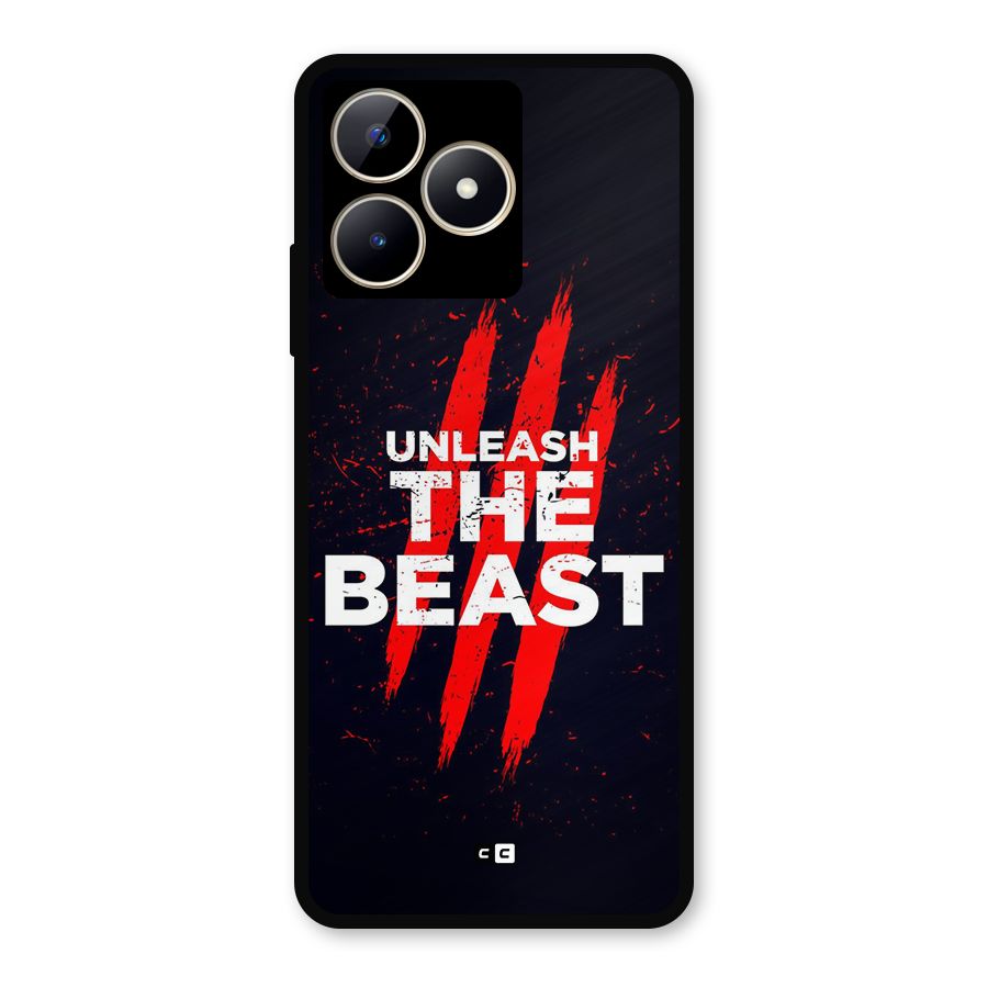 Unleash The Beast Metal Back Case for Realme C53