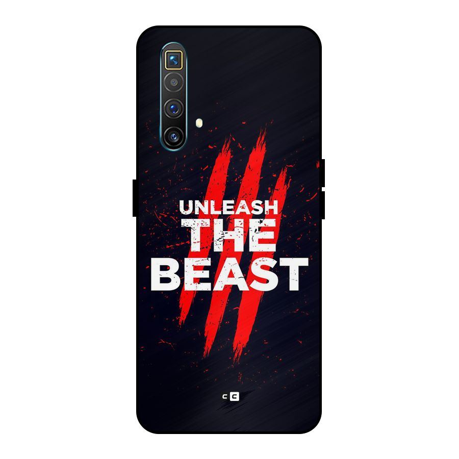 Unleash The Beast Metal Back Case for Realme X3