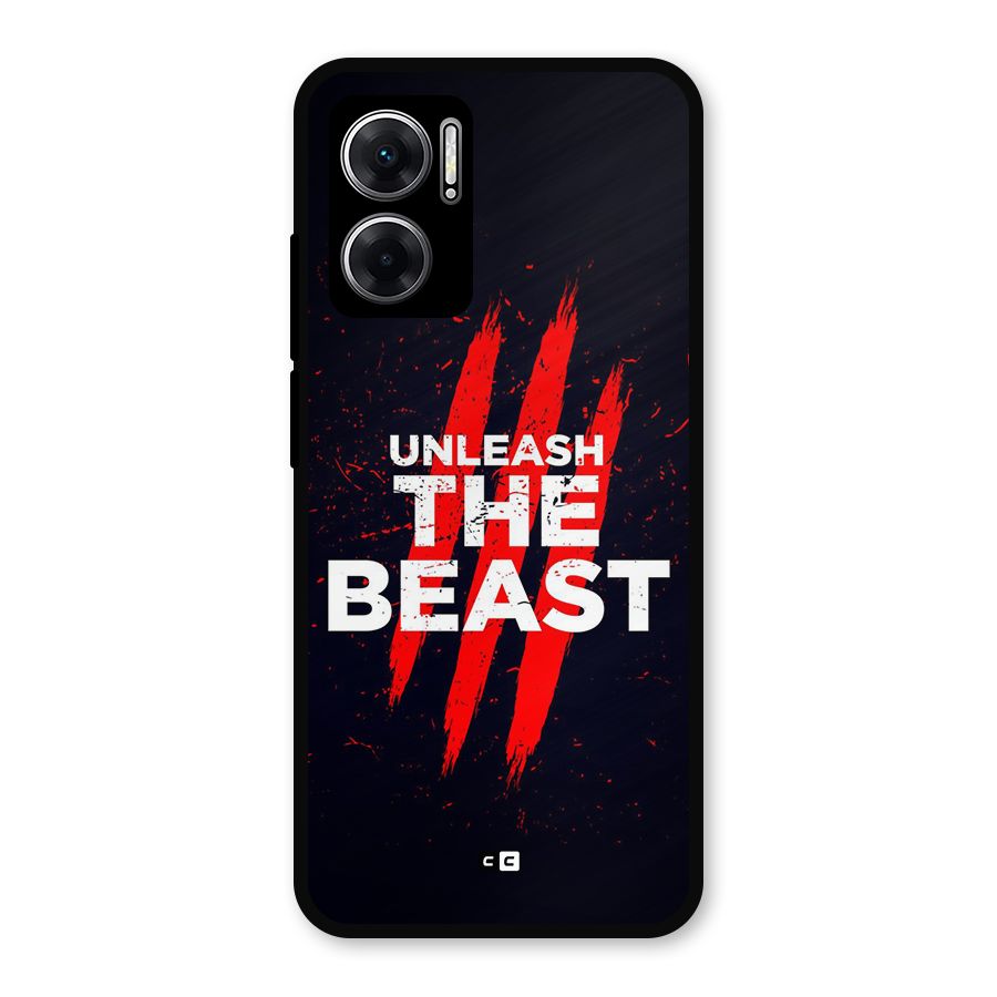Unleash The Beast Metal Back Case for Redmi 11 Prime 5G