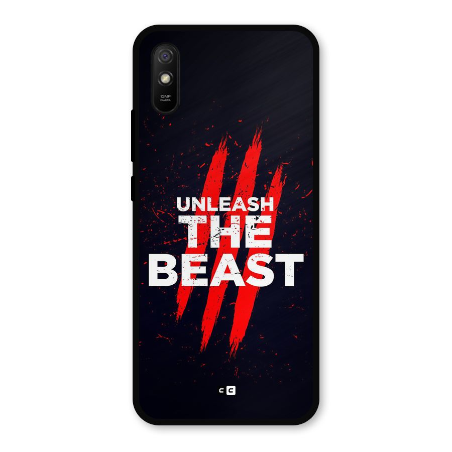 Unleash The Beast Metal Back Case for Redmi 9a