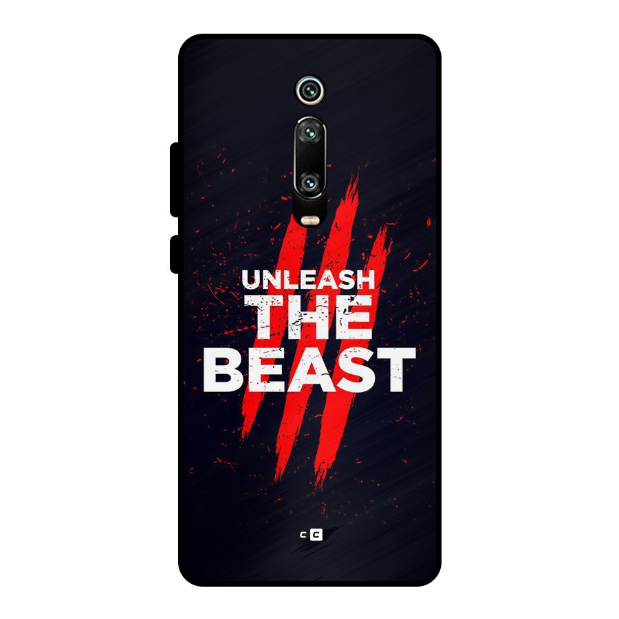 Unleash The Beast Metal Back Case for Redmi K20