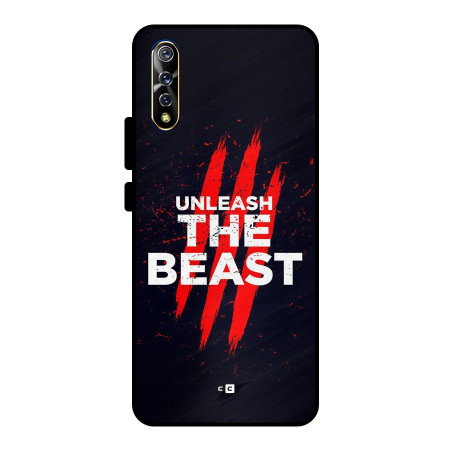 Unleash The Beast Metal Back Case for Vivo S1