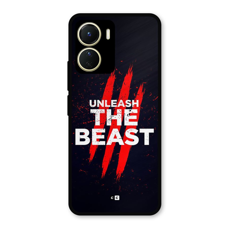 Unleash The Beast Metal Back Case for Vivo T2x