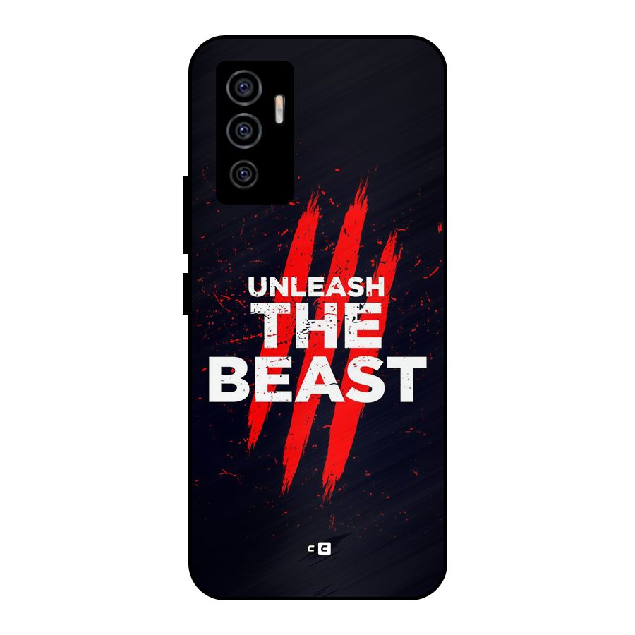 Unleash The Beast Metal Back Case for Vivo V23e