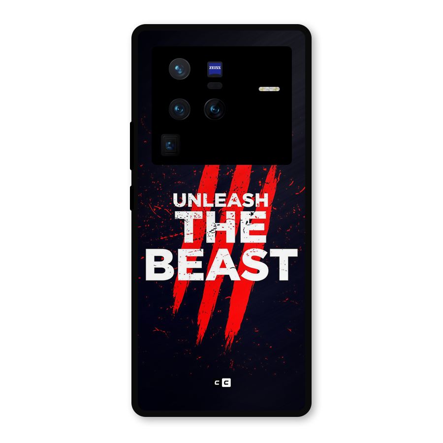 Unleash The Beast Metal Back Case for Vivo X80 Pro