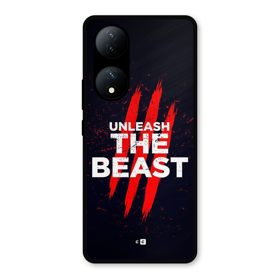 Unleash The Beast Metal Back Case for Vivo Y100