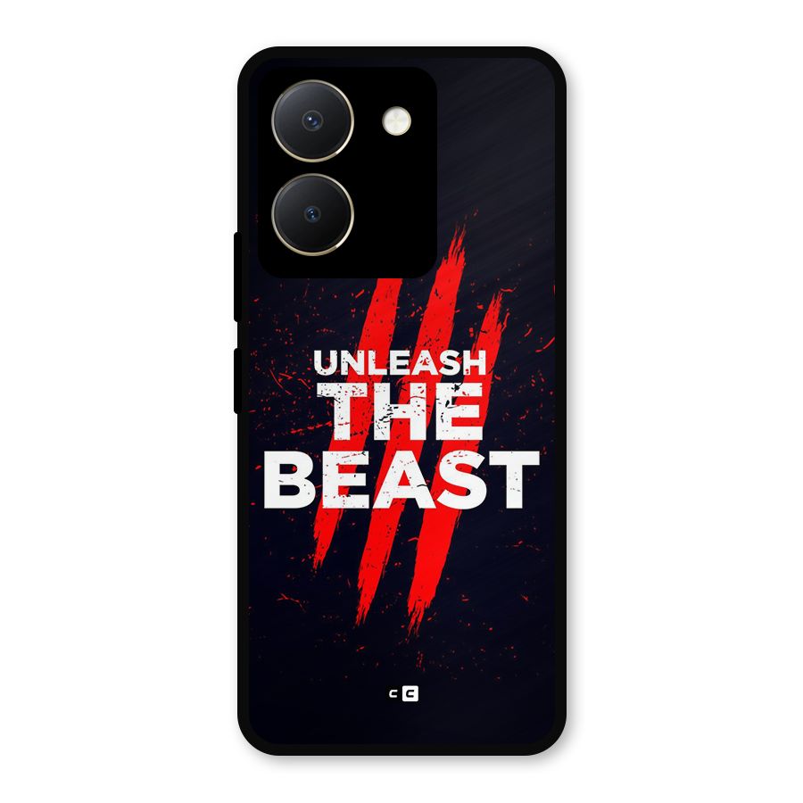 Unleash The Beast Metal Back Case for Vivo Y36