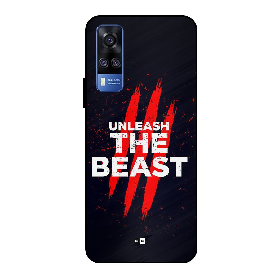Unleash The Beast Metal Back Case for Vivo Y51