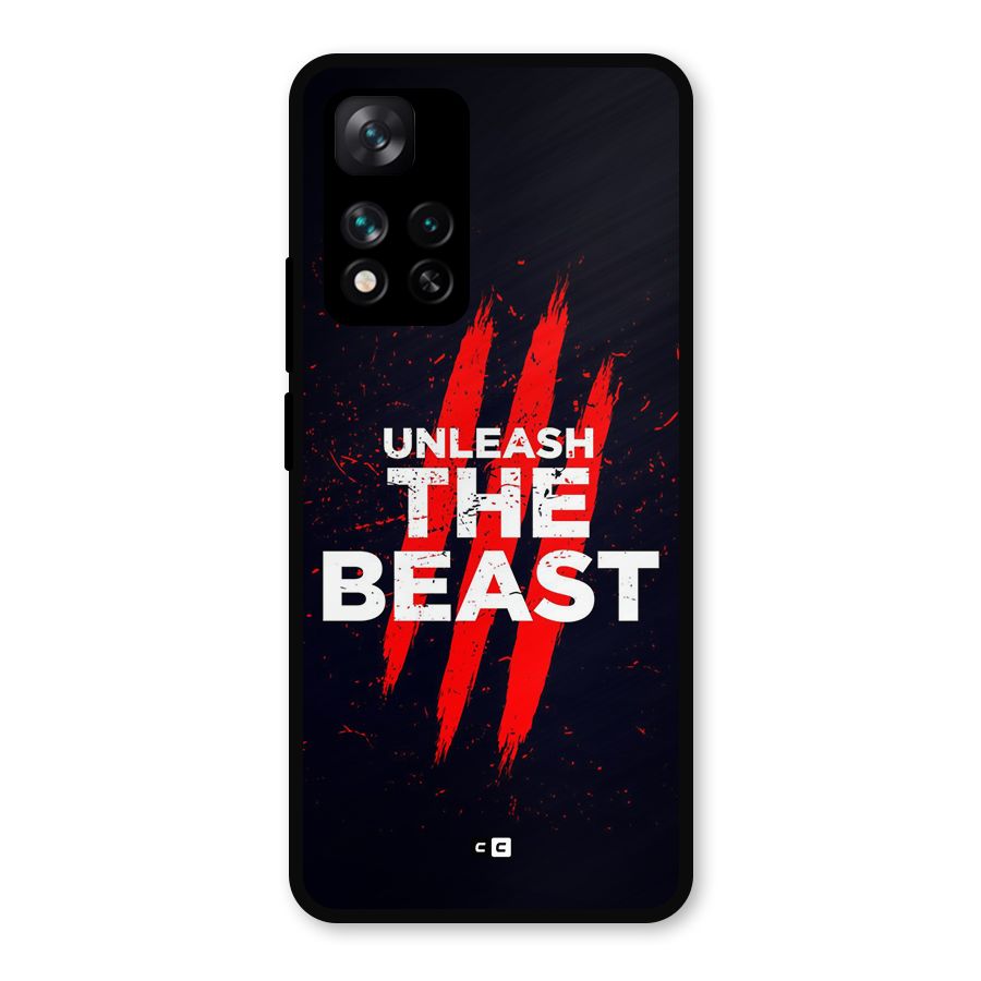 Unleash The Beast Metal Back Case for Xiaomi 11i Hypercharge 5G