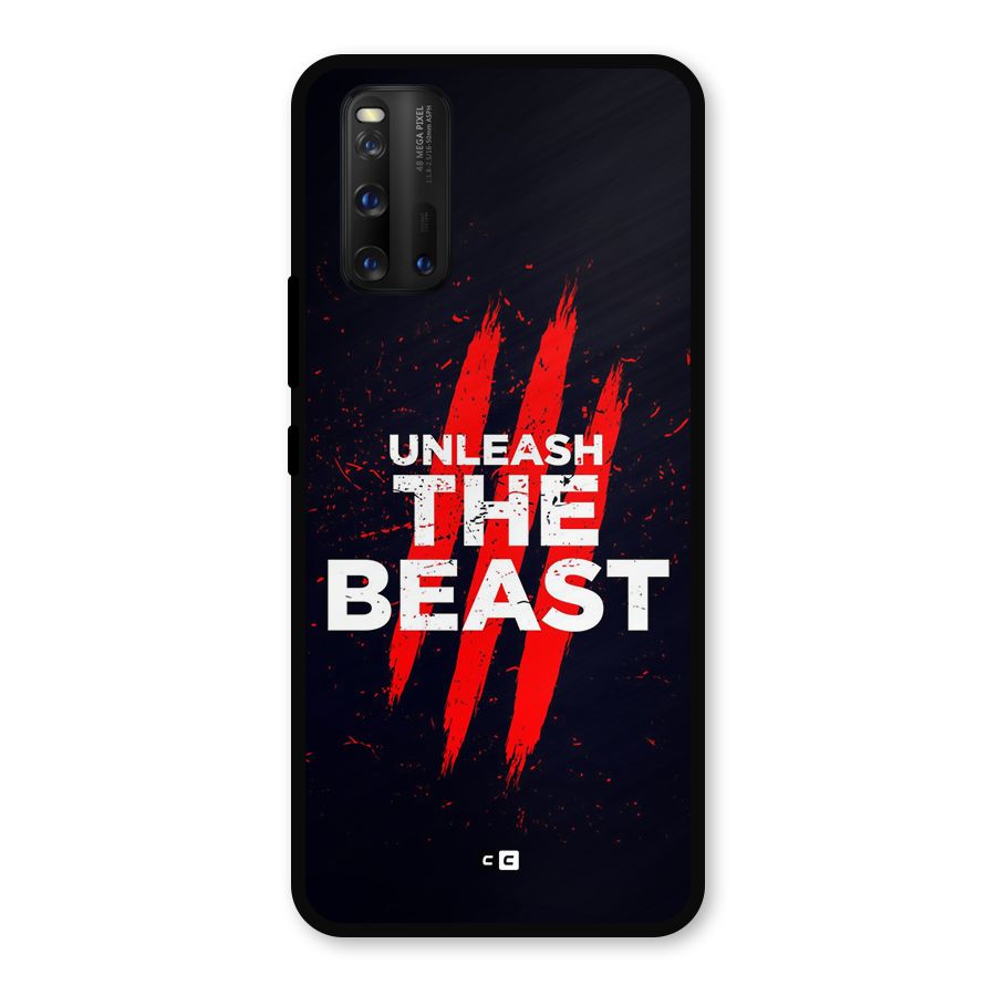 Unleash The Beast Metal Back Case for iQOO 3