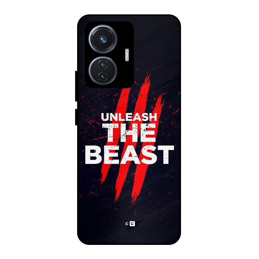 Unleash The Beast Metal Back Case for iQOO Z6 44W