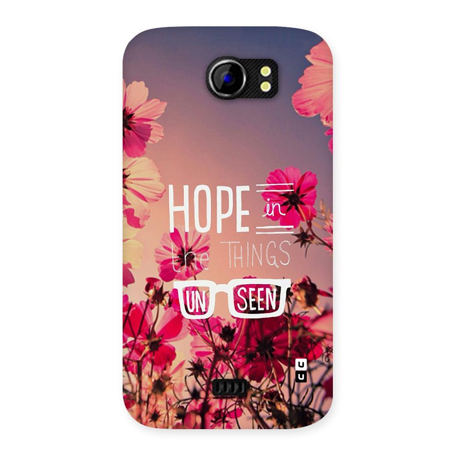 Unseen Hope Back Case for Canvas 2 A110