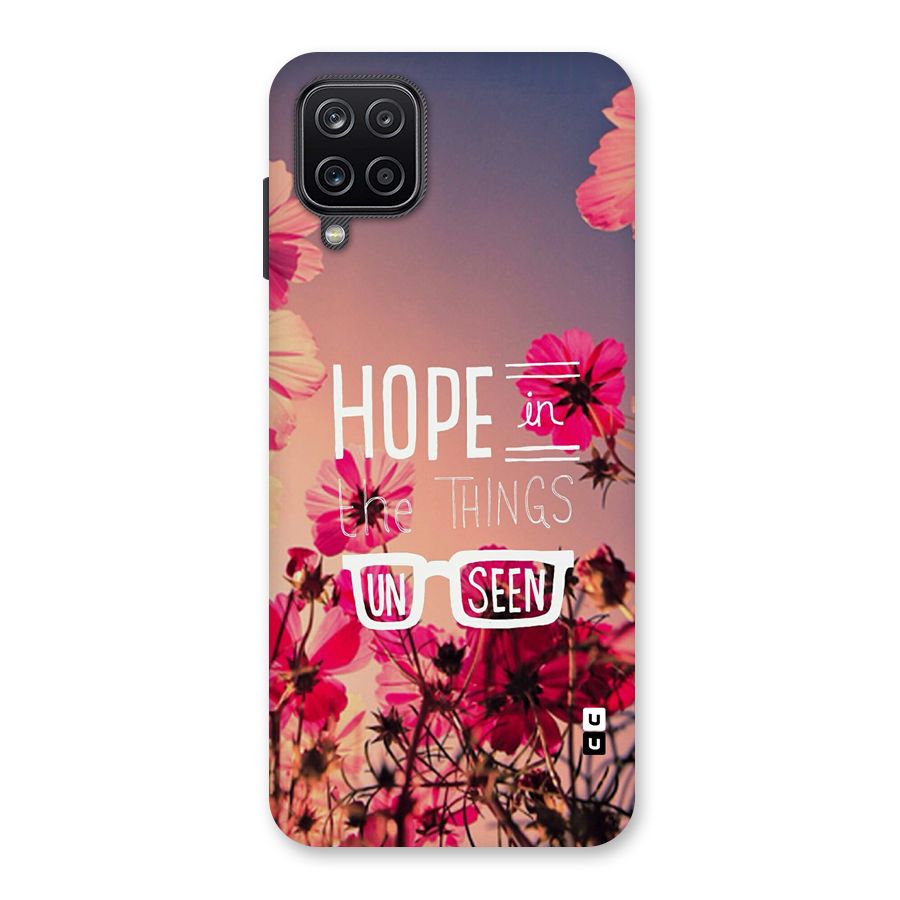 Unseen Hope Back Case for Galaxy A12