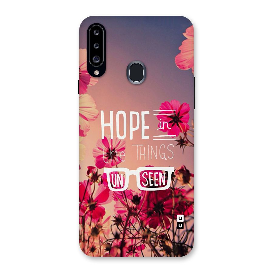 Unseen Hope Back Case for Galaxy A20s