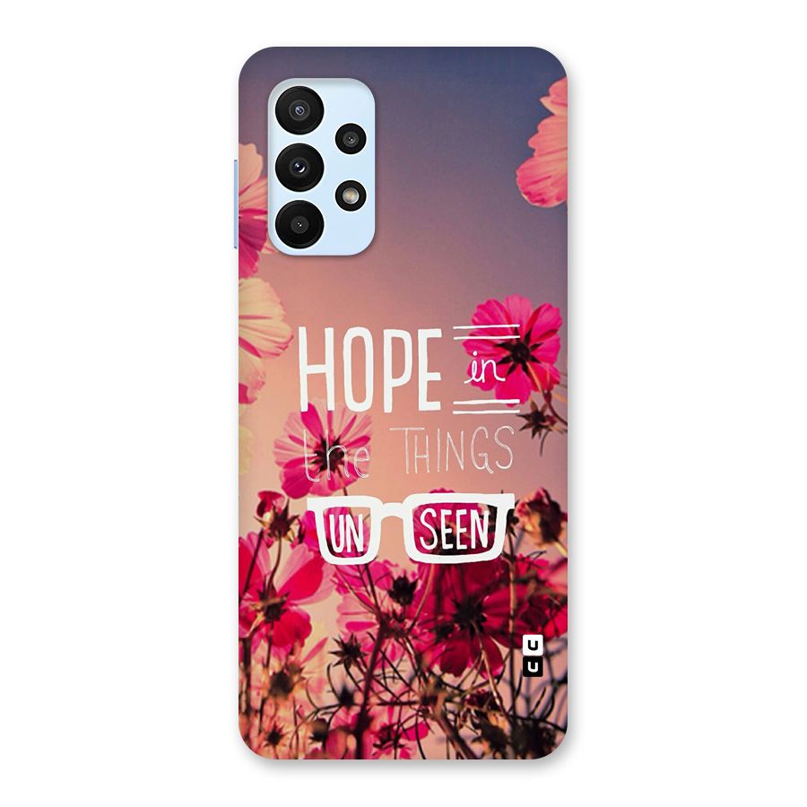 Unseen Hope Back Case for Galaxy A23