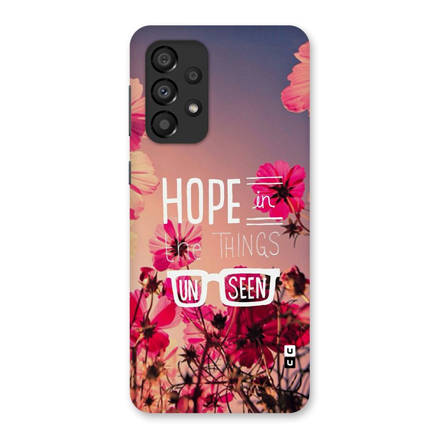 Unseen Hope Back Case for Galaxy A33 5G