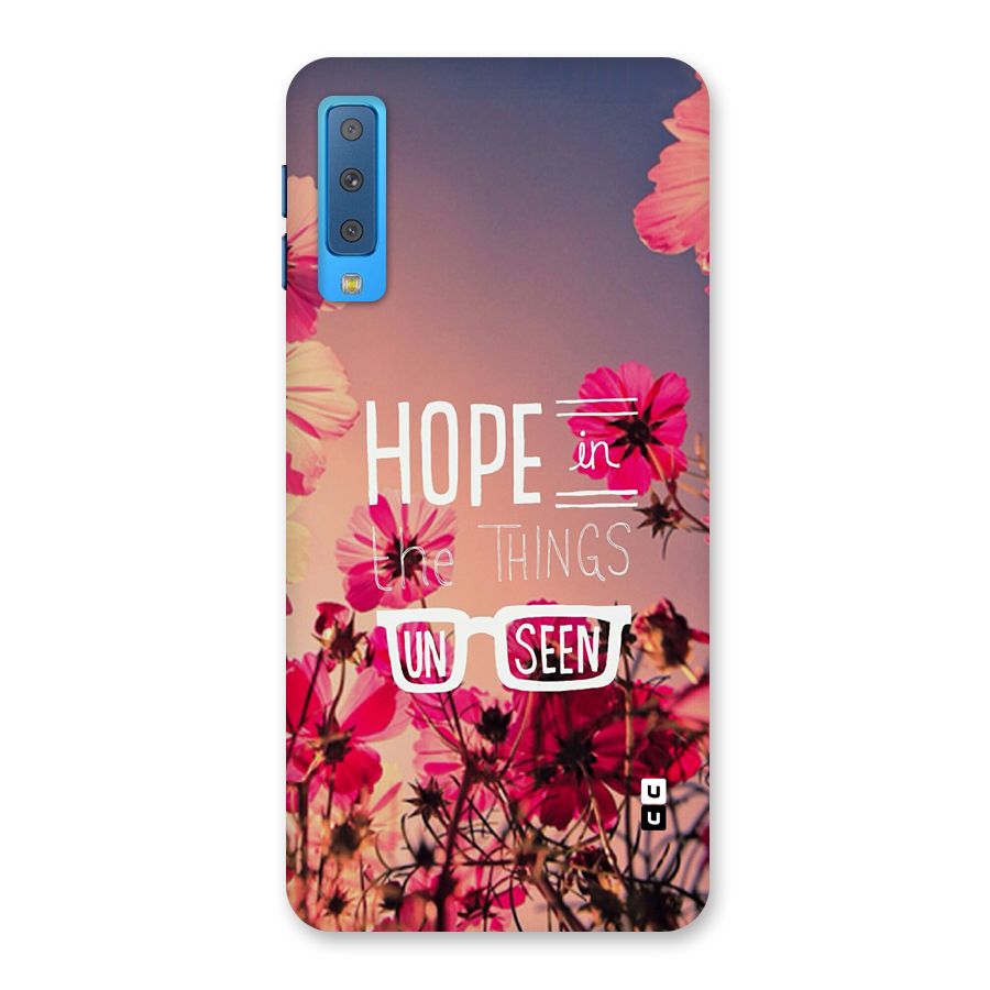 Unseen Hope Back Case for Galaxy A7 (2018)