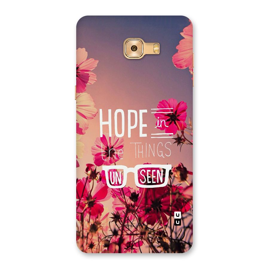 Unseen Hope Back Case for Galaxy C9 Pro