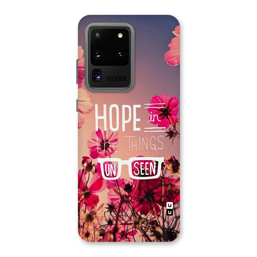 Unseen Hope Back Case for Galaxy S20 Ultra