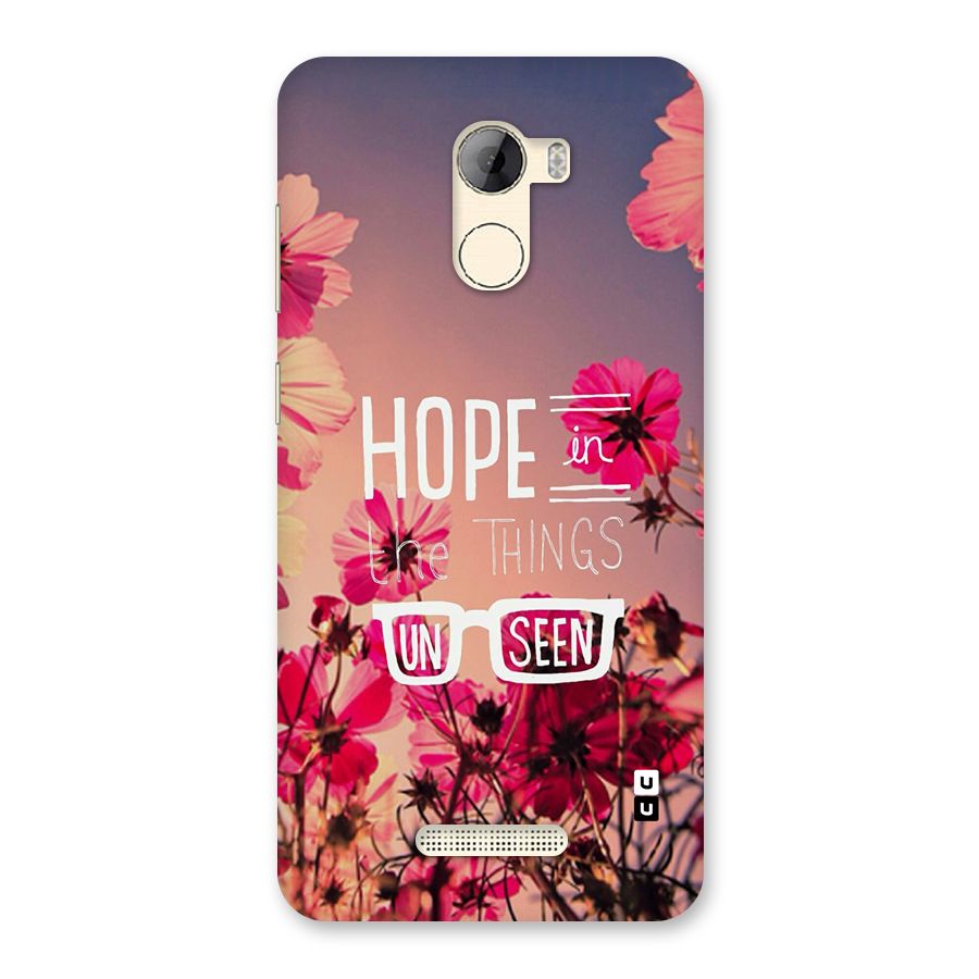 Unseen Hope Back Case for Gionee A1 LIte